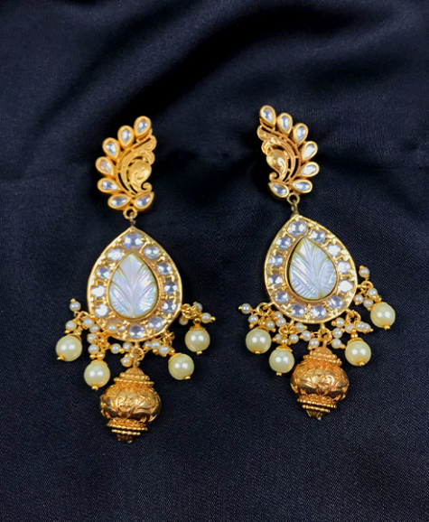 Antique dangle earrings dujourstores