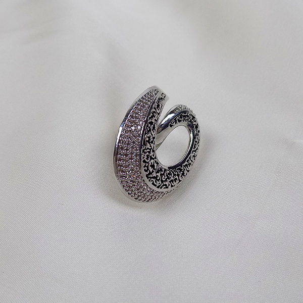 Spiral Meenakari ring dujourstores