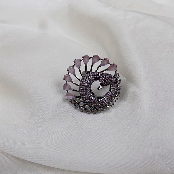 Exquisite peacock ring dujourstores