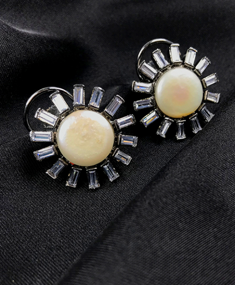 Moonstone Studs dujourstores