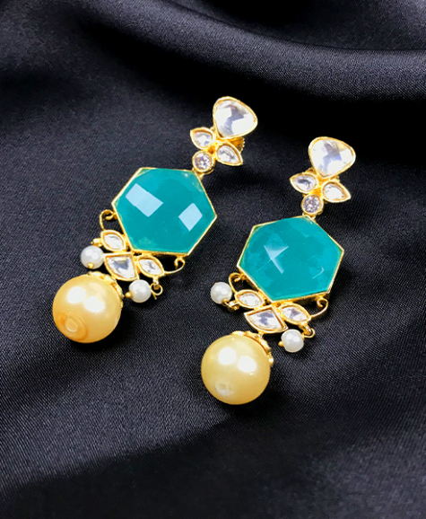 Pearled-glory earrings dujourstores