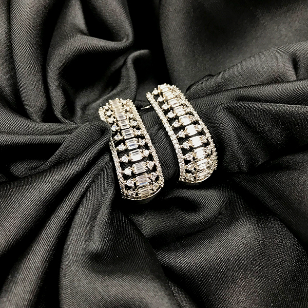 Pure zirconia diamond stud earrings dujourstores