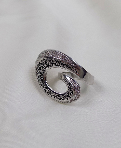 Spiral Meenakari ring dujourstores