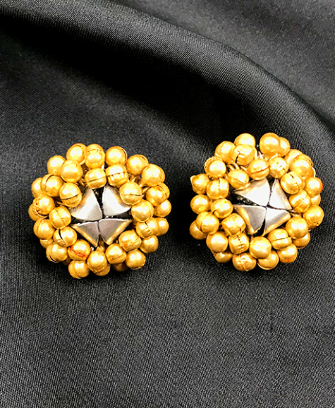 trendy and chic gajra stud earrings dujourstores